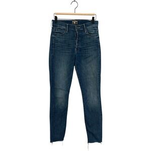 MOTHER The Stunner Ankle Fray Whatcha Got Cookin' Jeans Button Fly‎ Size 27